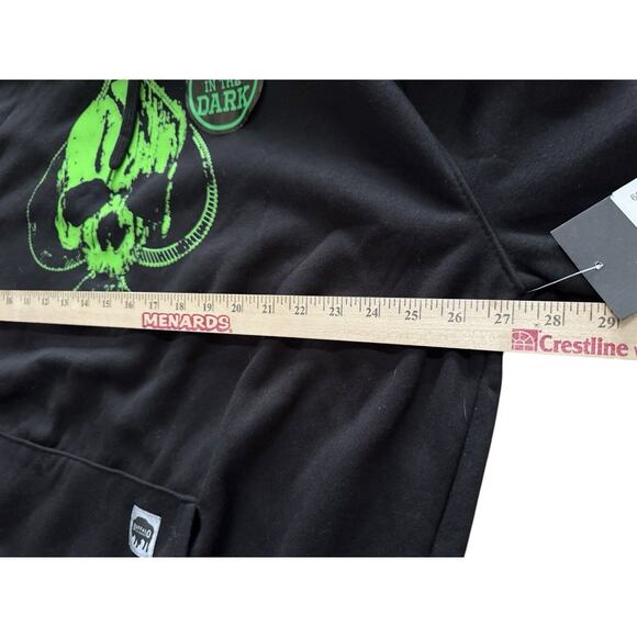 Buffalo Outdoors Workwear Skeleton Space Glow In Dark 3XL Hooded Sweatshirt NWT - Picture 4 of 9